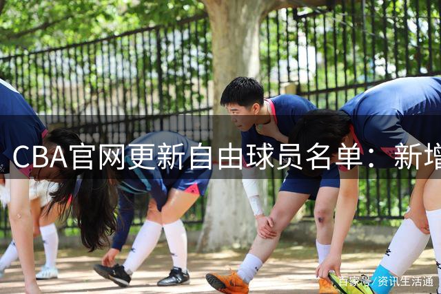 CBA官网更新自由球员名单：新增刘晓宇和黄荣奇，6人已被各自球队官宣
